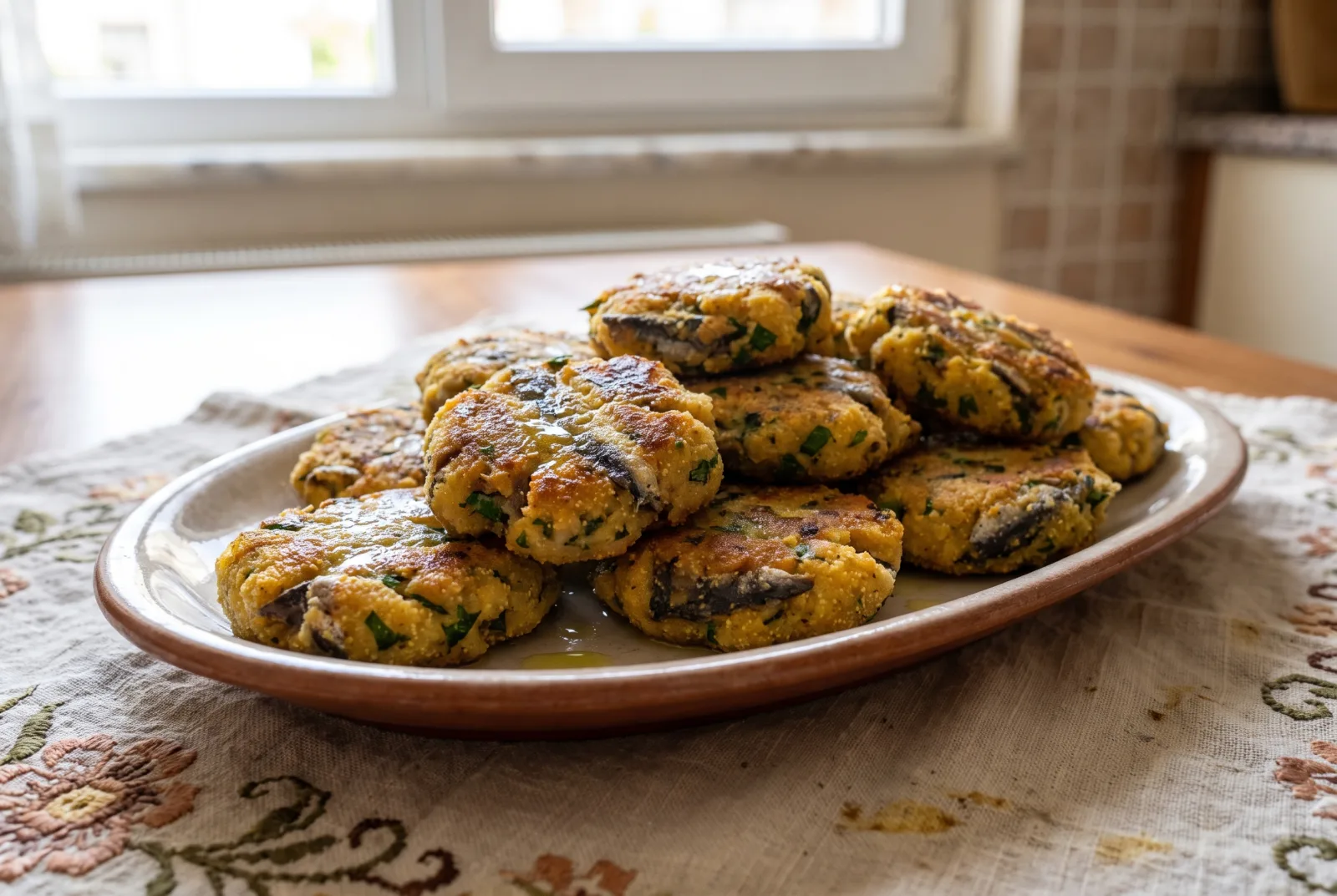 Baked Anchovy Patties — Black Sea-Style Fish Köfte
