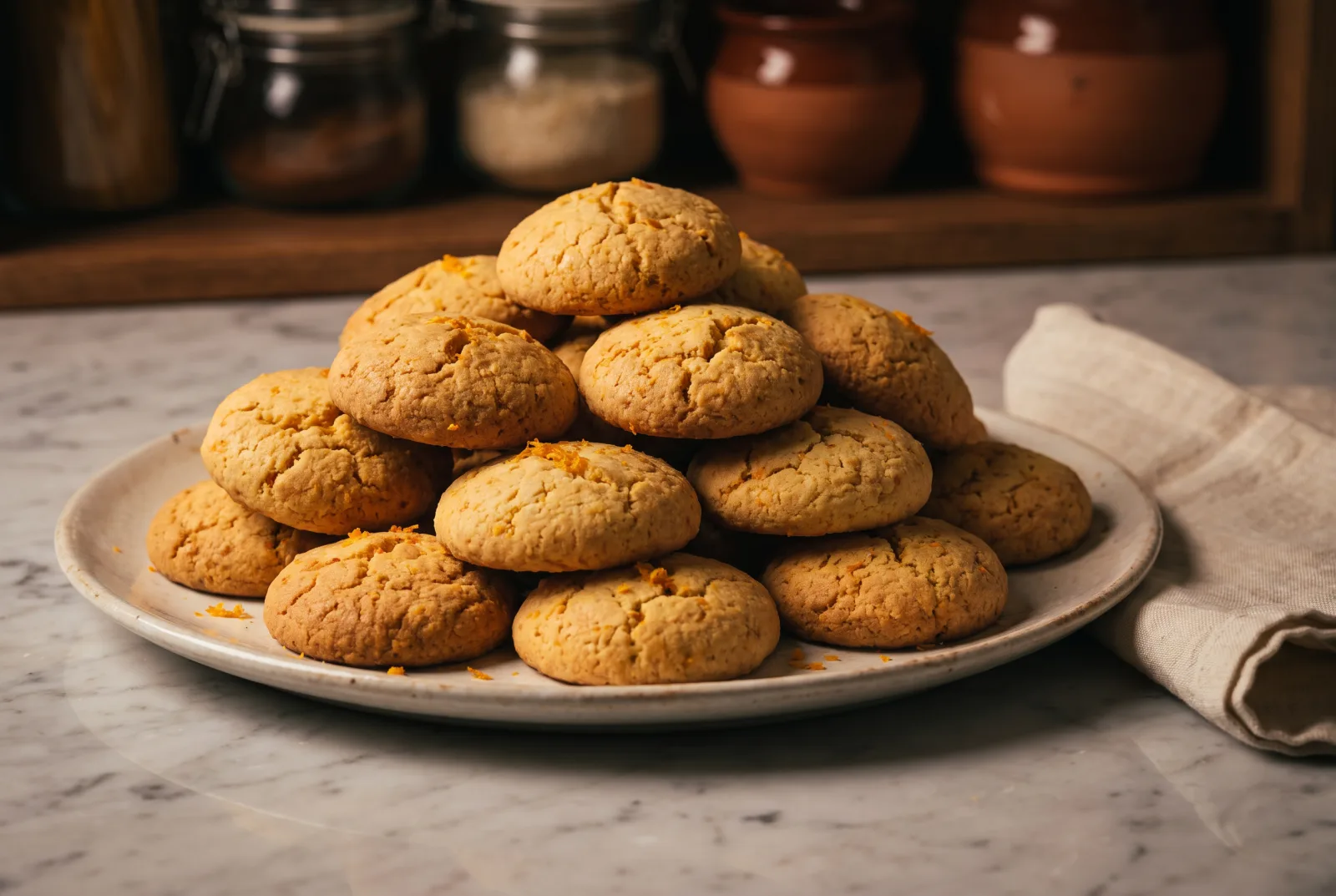 Orange Cookies | Made with Fresh Zest