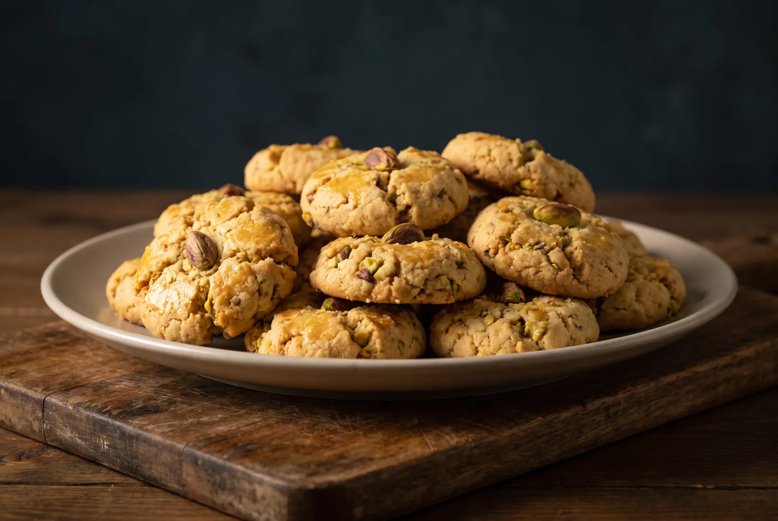 Gaziantep Pistachio Cookies | Green Pistachio Sugar Cookies