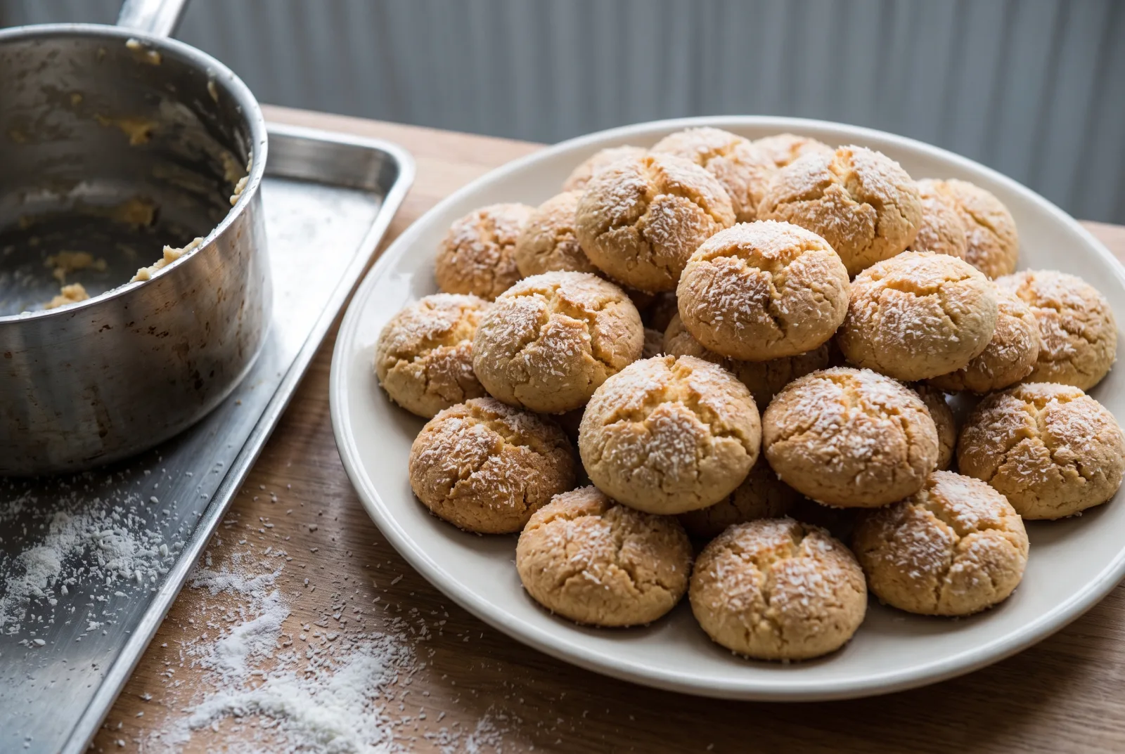 Hindistancevizli Kurabiye — Shredded Coconut Cookies
