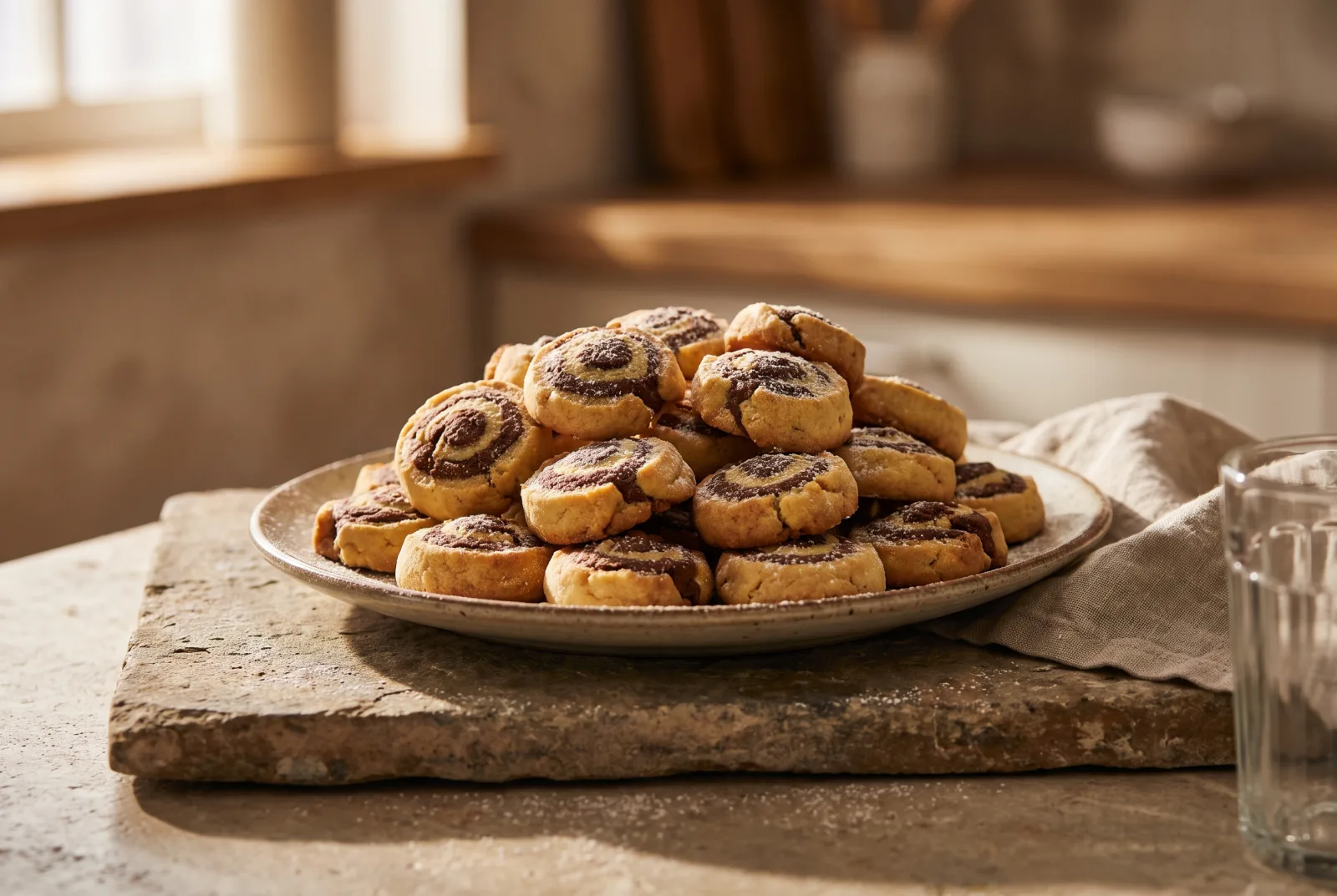 Two-Tone Swirl Cookies | Vanilla and Chocolate