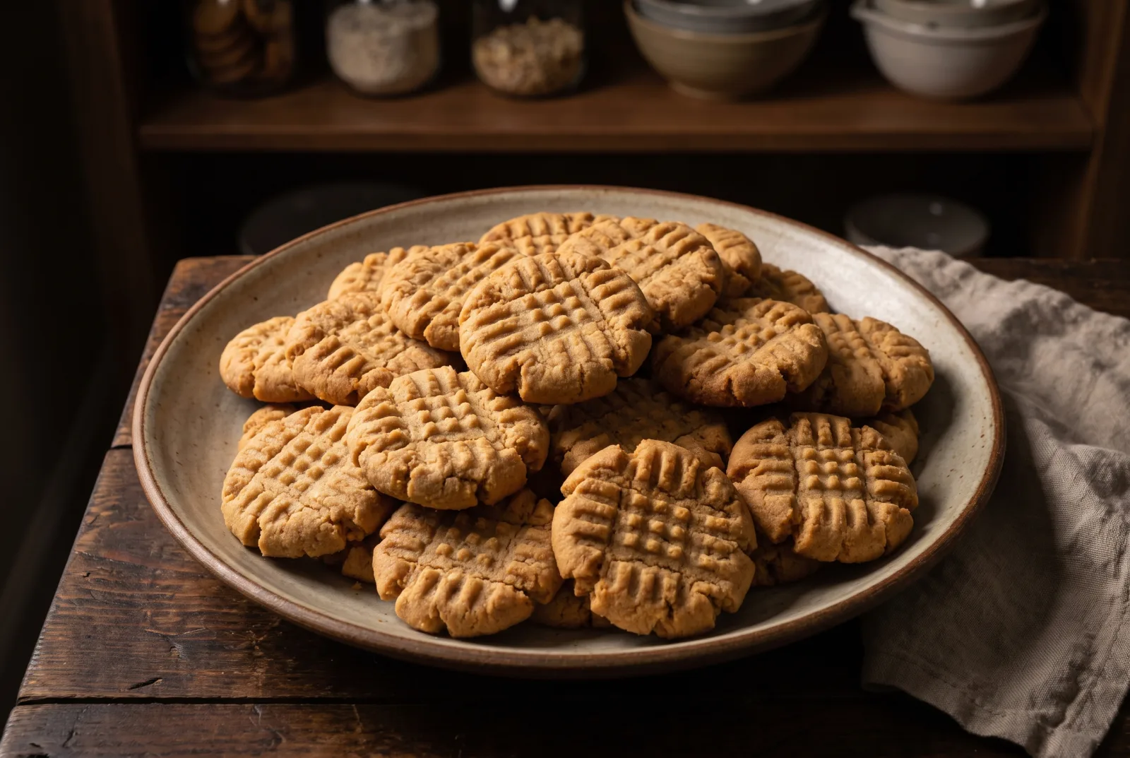 Peanut Butter Cookies | Classic Fork Marks