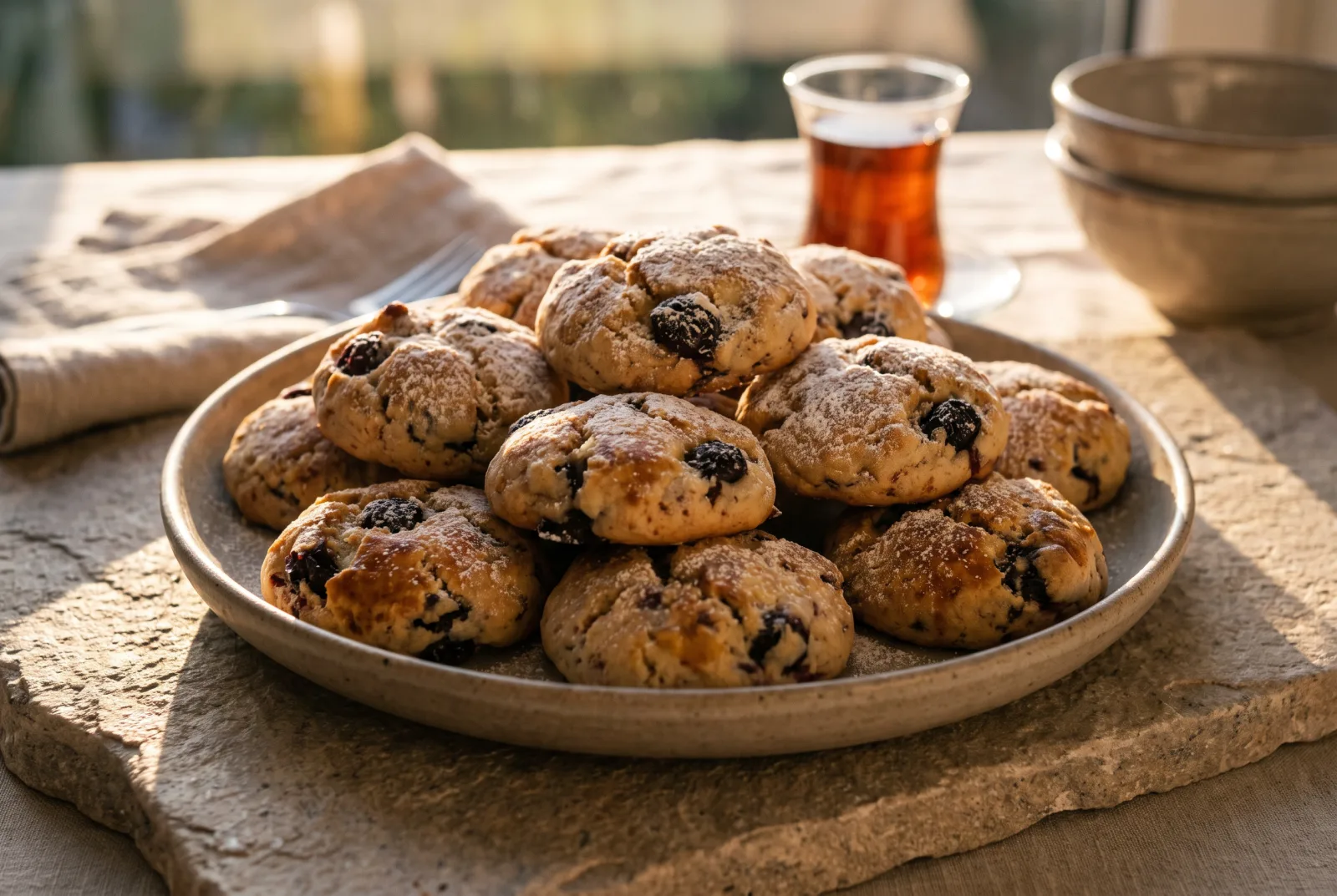 Dried Sour Cherry Cookies