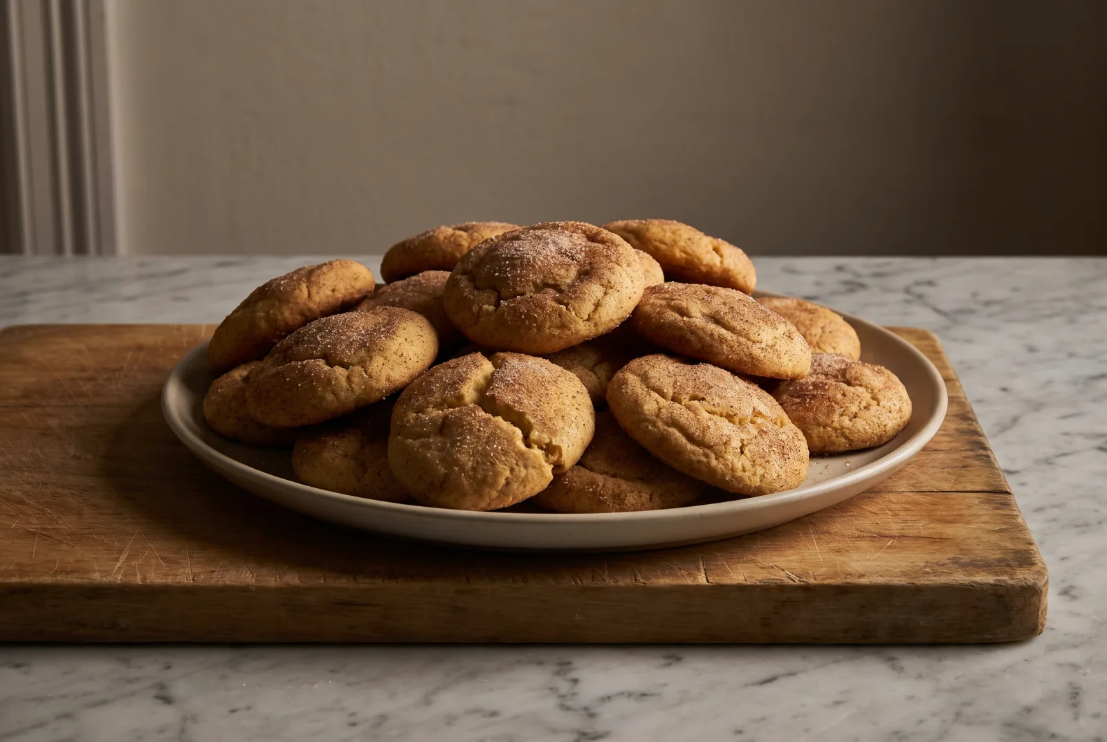 Cinnamon-Sugar Cookies — Soft and Crackled