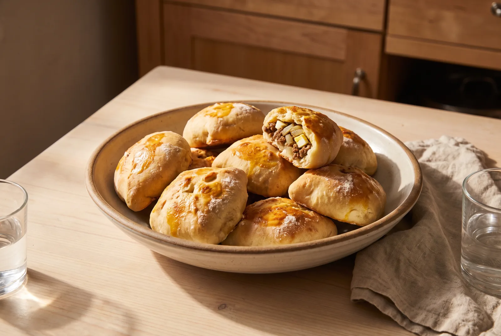 Piroshki — Russian Fried Beef-Stuffed Pastries