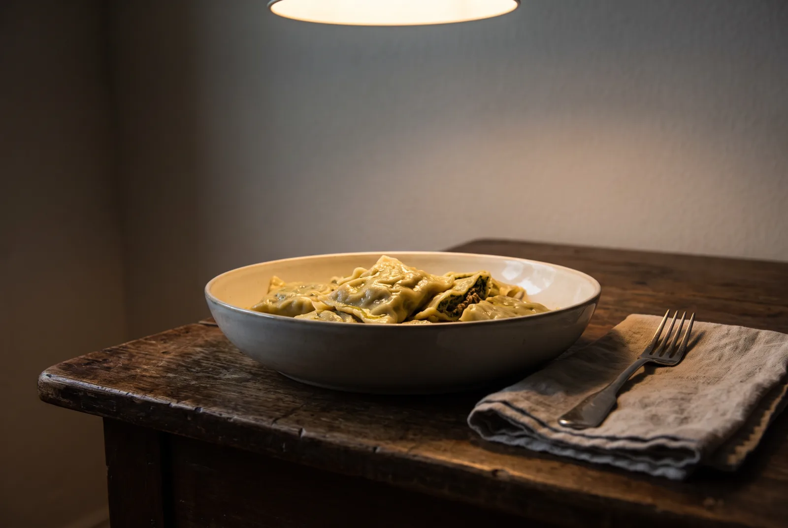 Maultaschen | German Spinach and Ground Beef Pasta Pockets