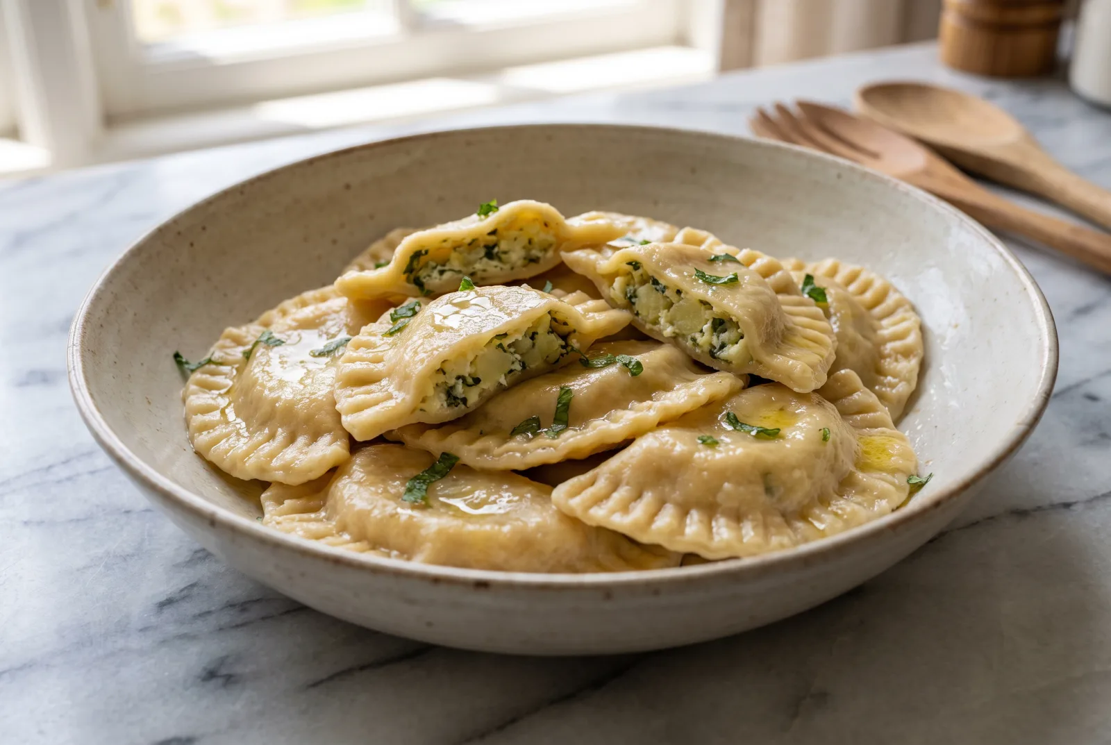 Kasnudel | Carinthian Potato and Cheese Dumplings