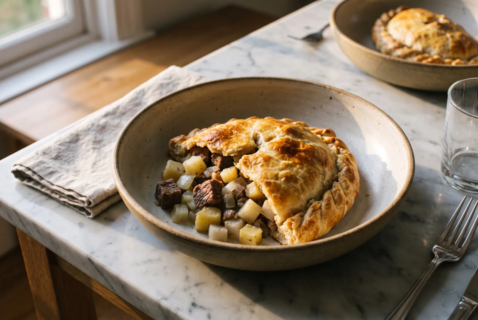 Cornish Pasty — British Beef and Vegetable Hand Pie