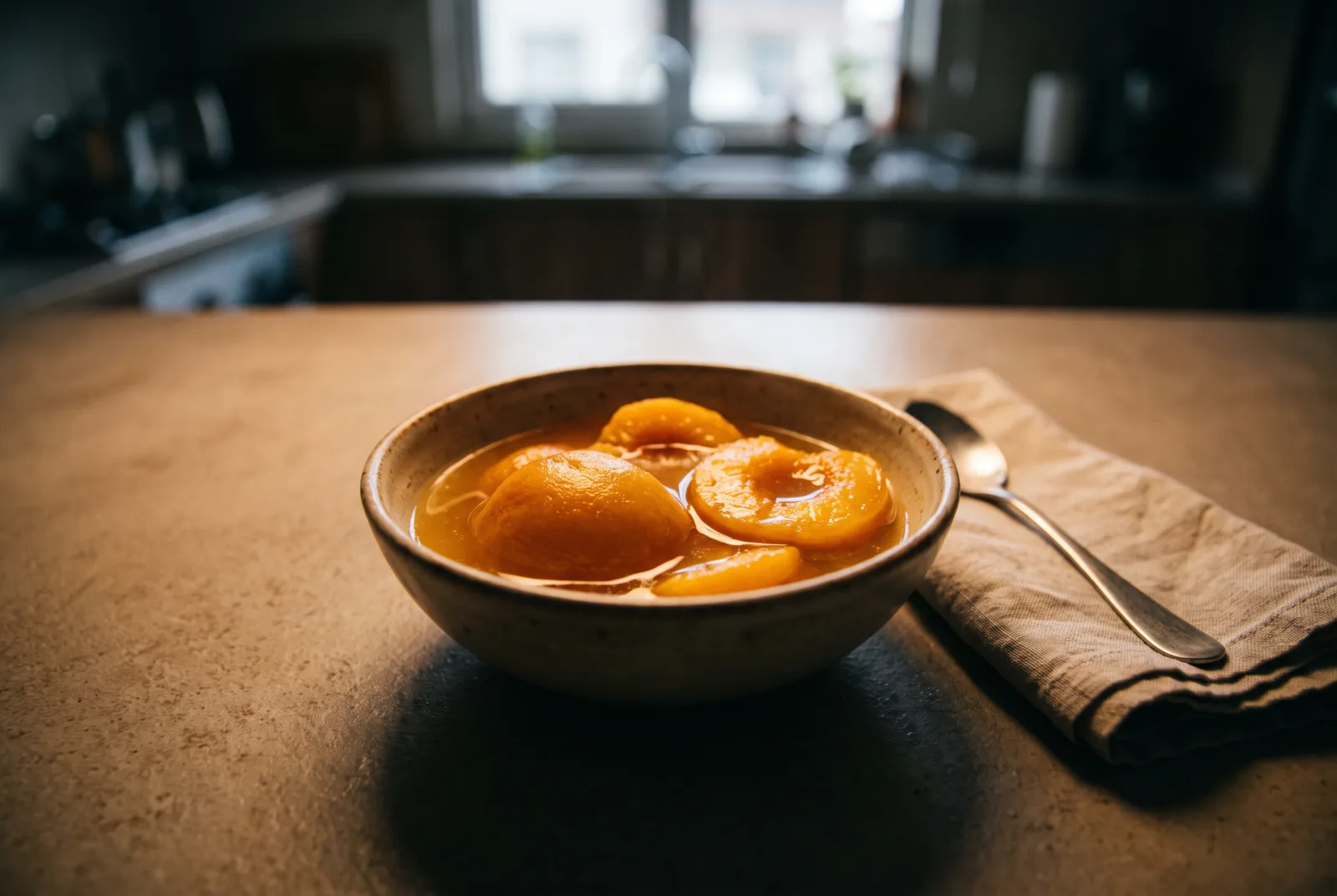 Peach Komposto — Turkish Cinnamon-Spiced Fruit Compote Drink