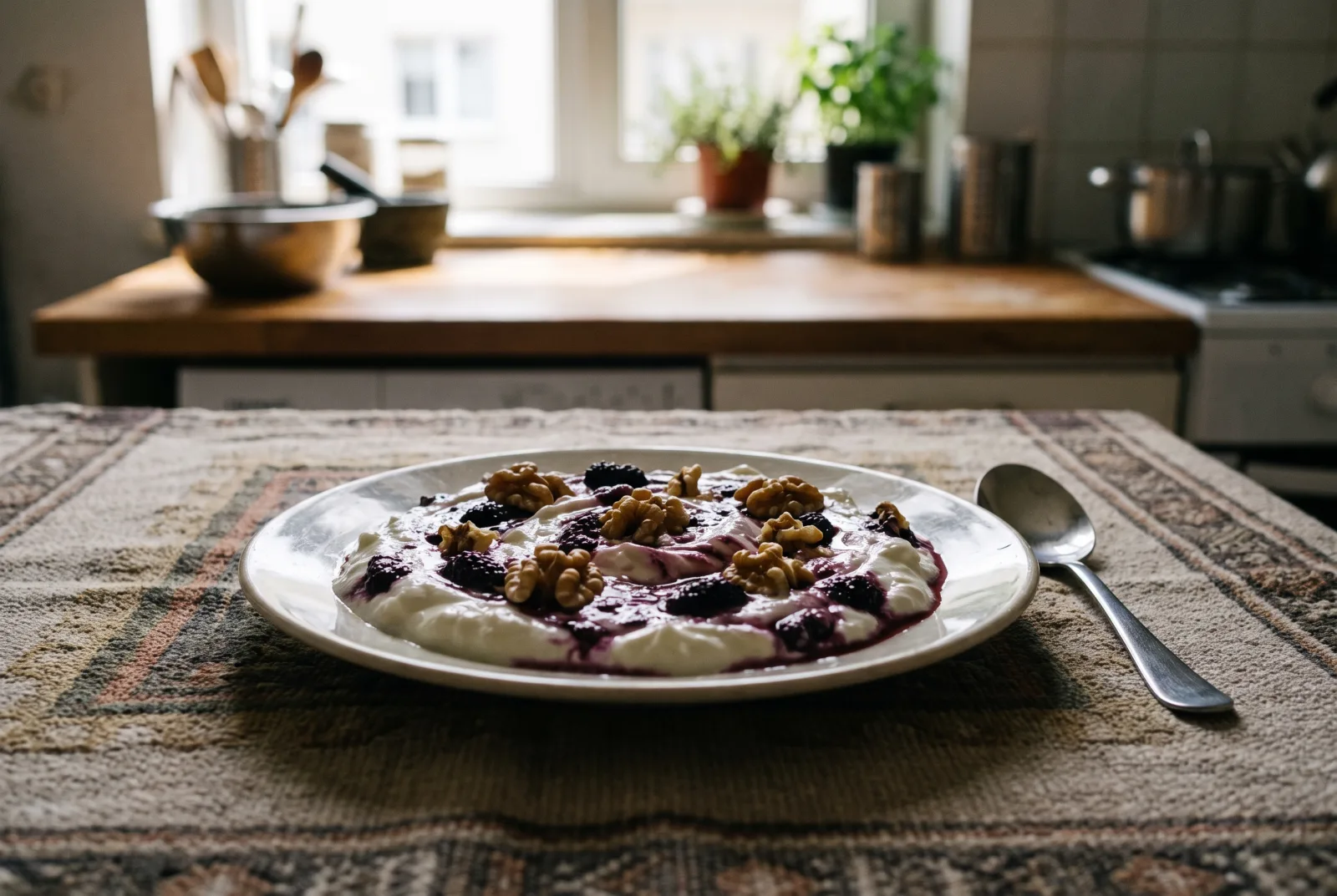 Mulberry Yogurt Bowl — Breakfast with Honey