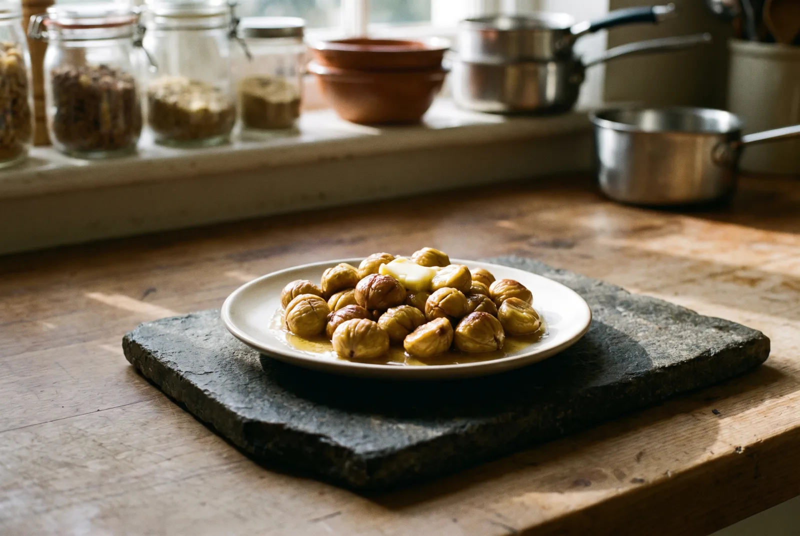 Honey-Glazed Chestnuts — Bursa-Style Chestnut Dessert