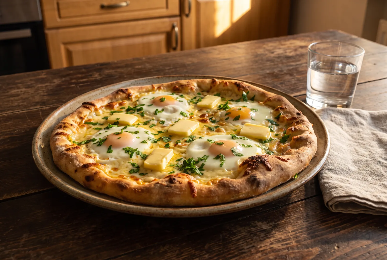 Trabzon Pide: Turkish Boat-Shaped Flatbread with Kashar Cheese and Egg