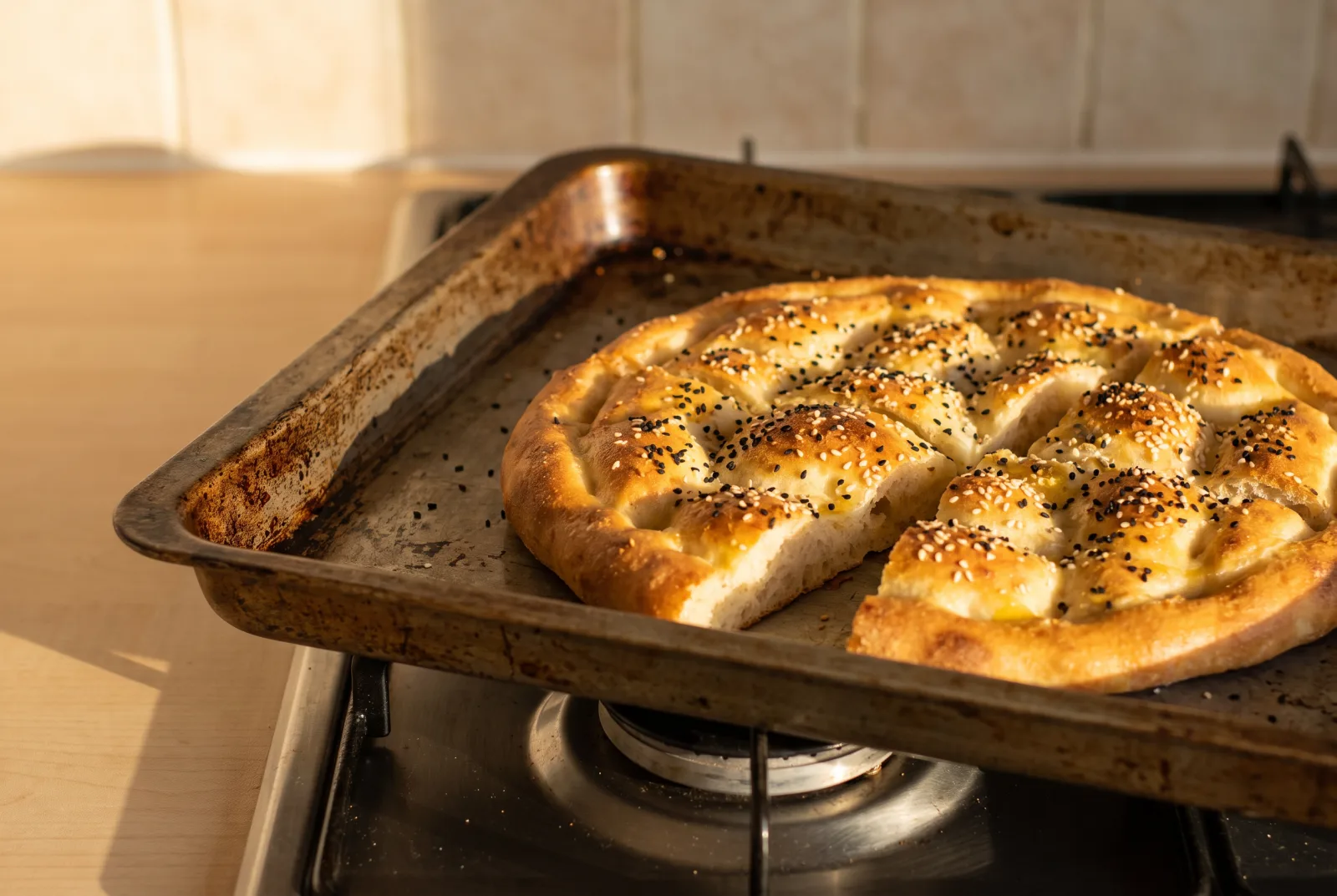 Ramadan Pide | Plain Yeasted Iftar Bread