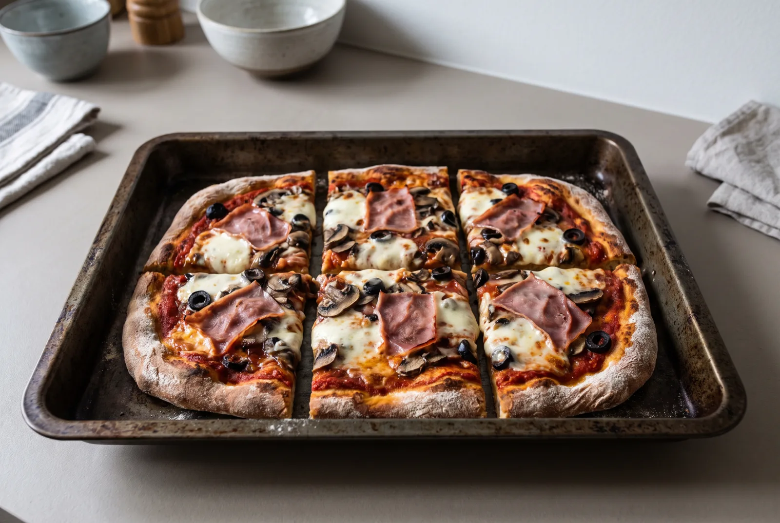 Quattro Stagioni Pizza — Four Seasons Italian Pizza