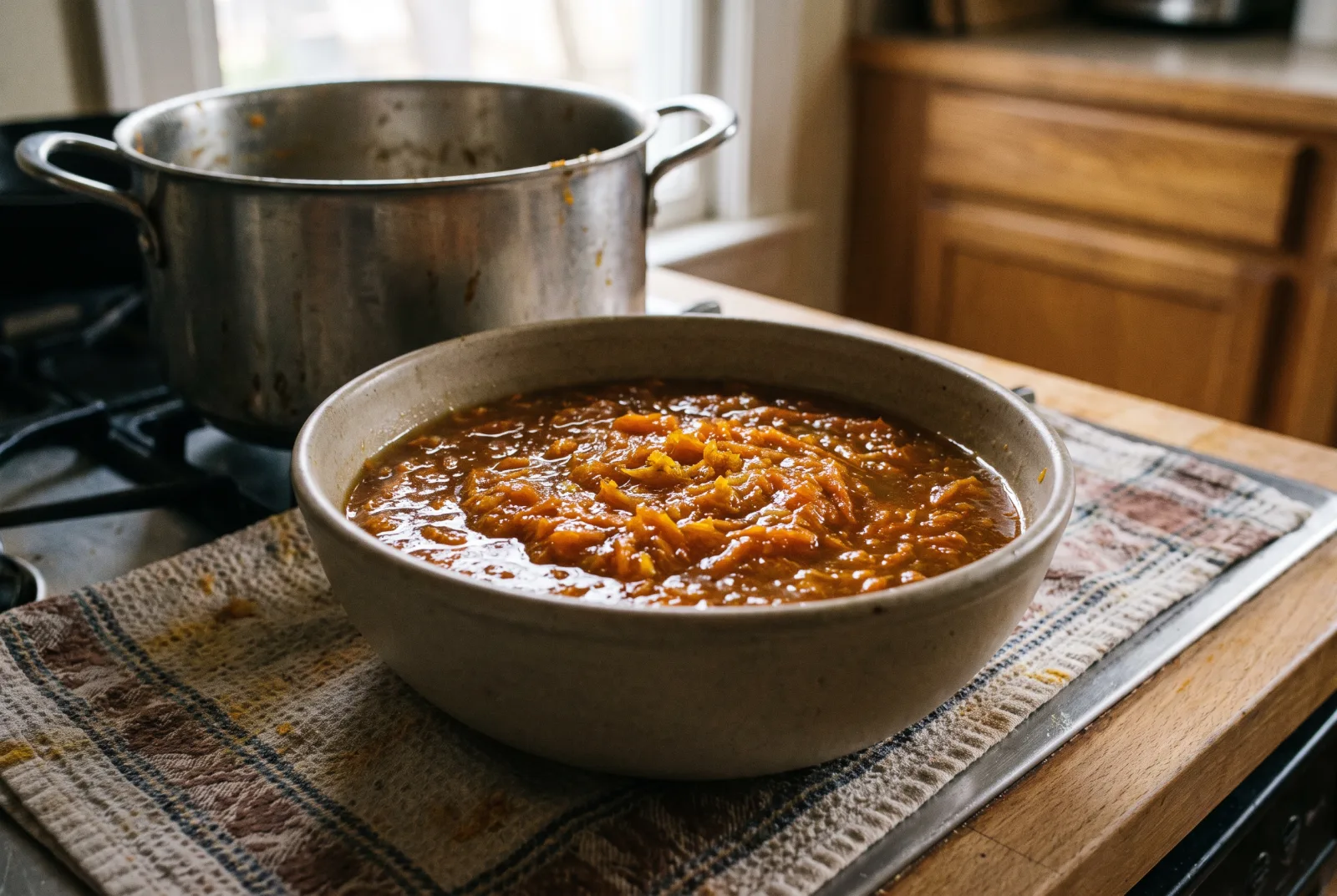 Homemade Carrot Jam with Orange Zest