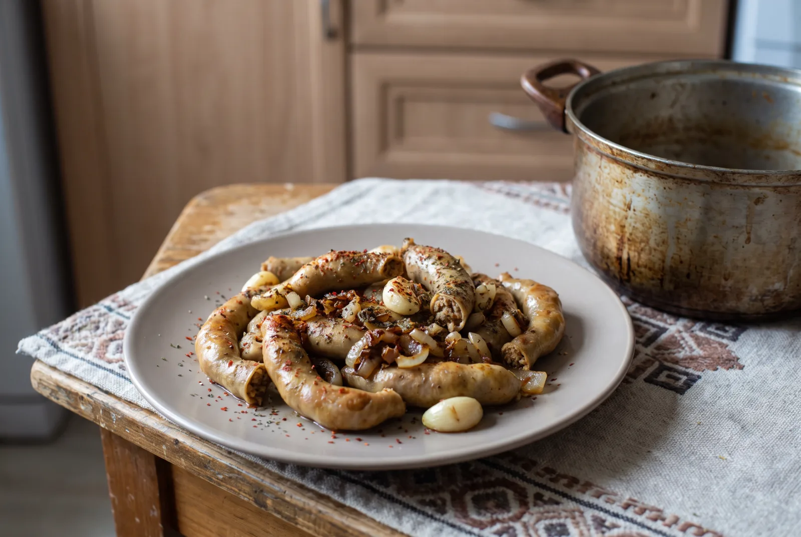 Mumbar Kavurma (Spiced Pan-Fried Lamb Intestines)