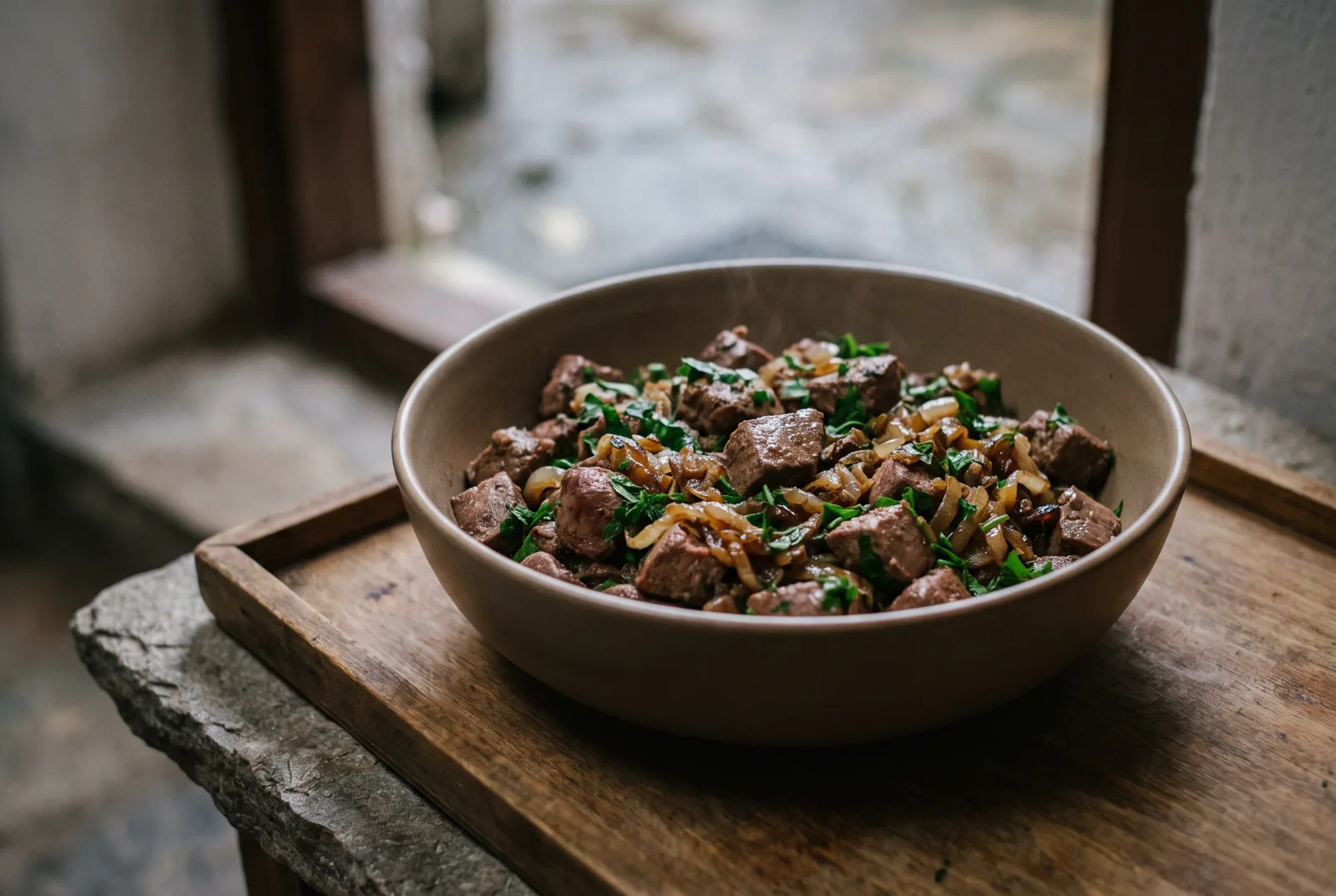 Sautéed Lamb Liver with Spices