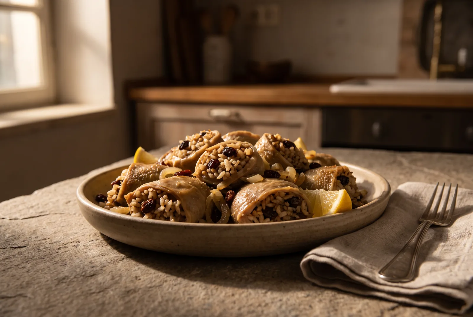 Rice-Stuffed Beef Tripe