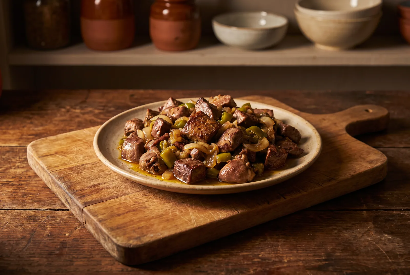 Mixed Lamb Offal Saute | Liver, Kidney, and Heart