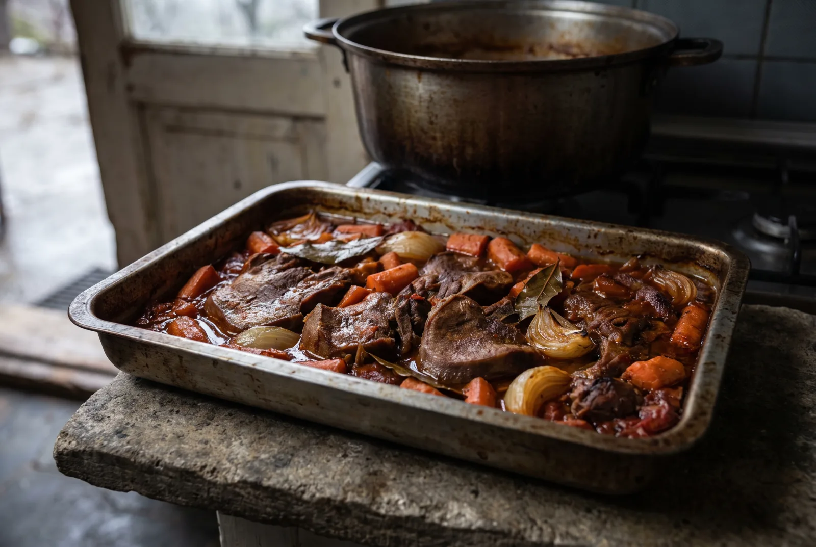 Oven-Baked Beef Tongue