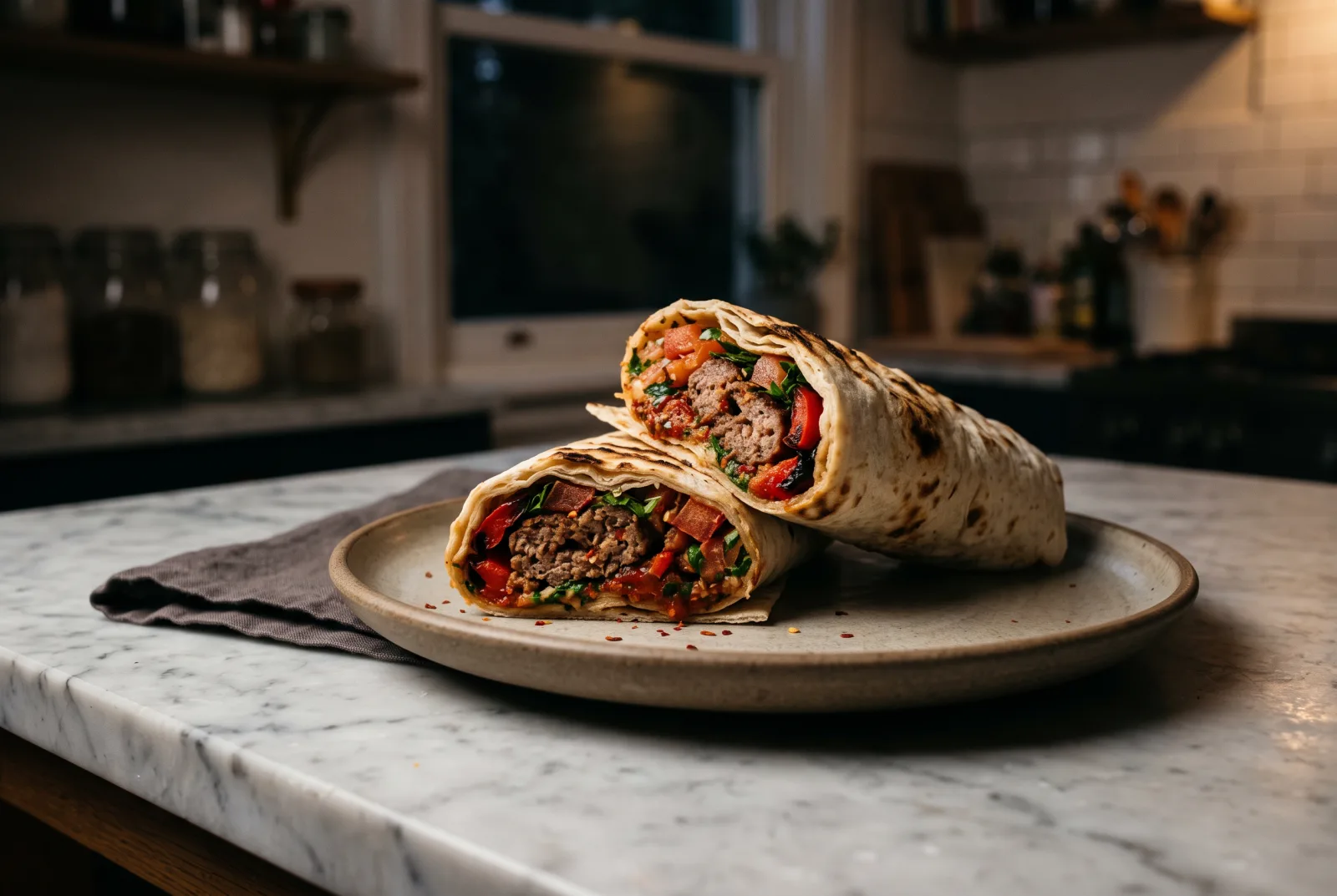 Adana Kebab Wrap — With Spicy Pepper Relish