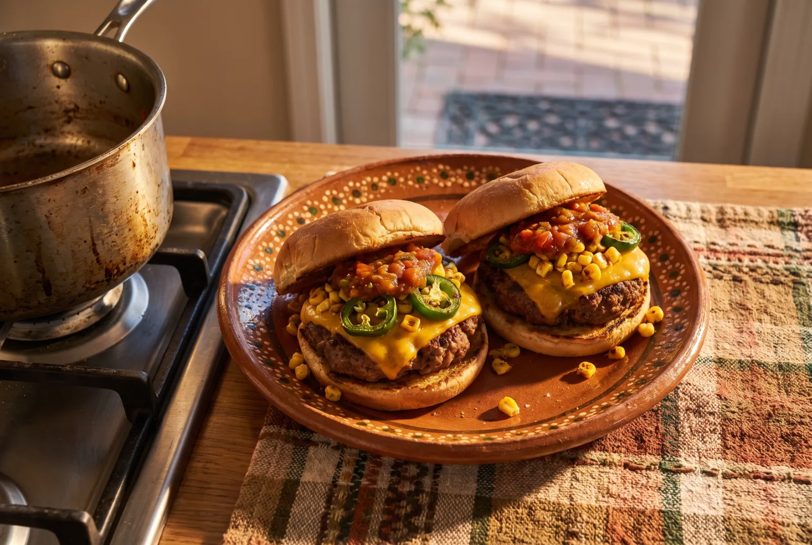 Spicy Mexican Burger | Spicy Jalapeño Beef Burger