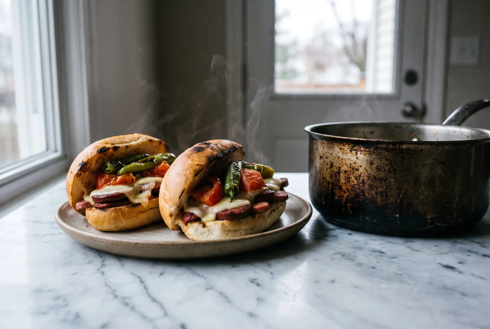 Izmir Kumru | Grilled Turkish Sausage and Hot Dog Sandwich