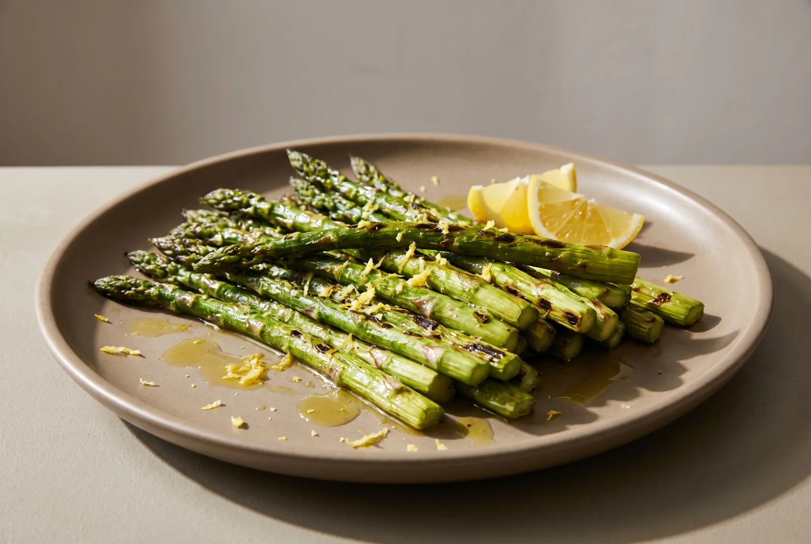 Grilled Asparagus with Lemon