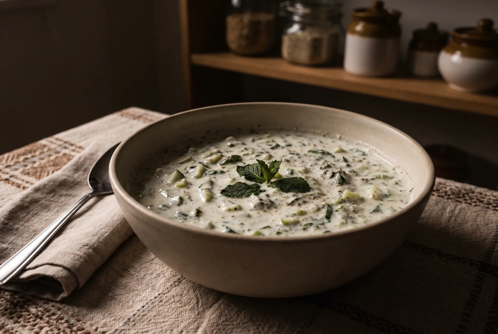 Mint Yogurt Sauce | Indian Raita
