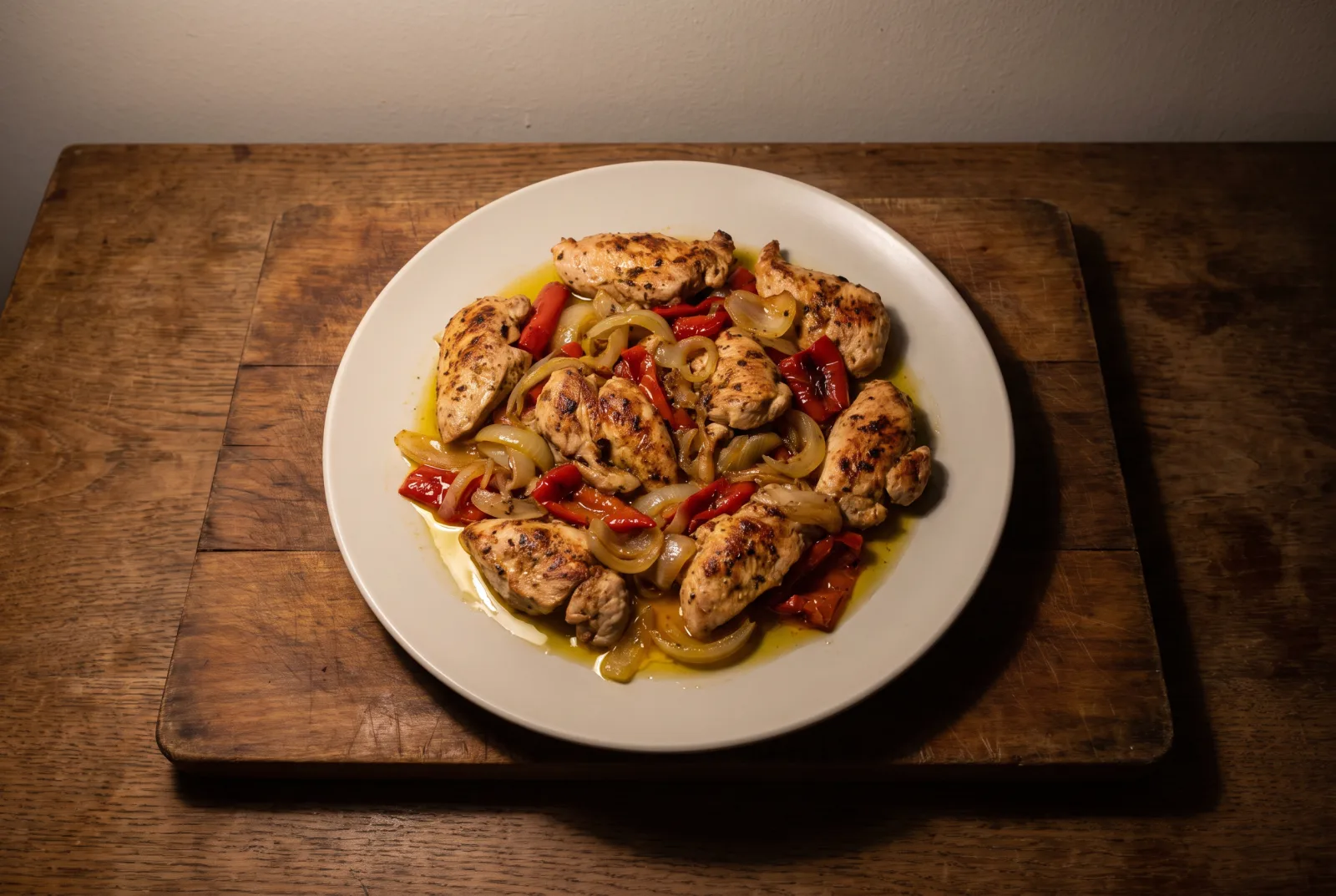 Turkey Stir-Fry with Peppers and Onions
