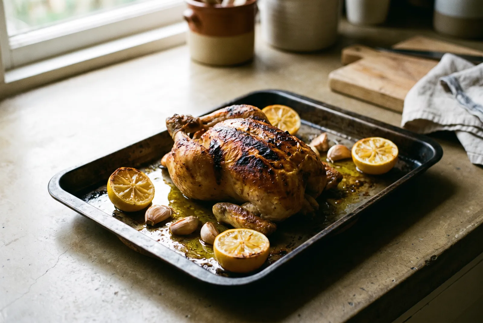 Whole Roasted Chicken | A Spiced Classic