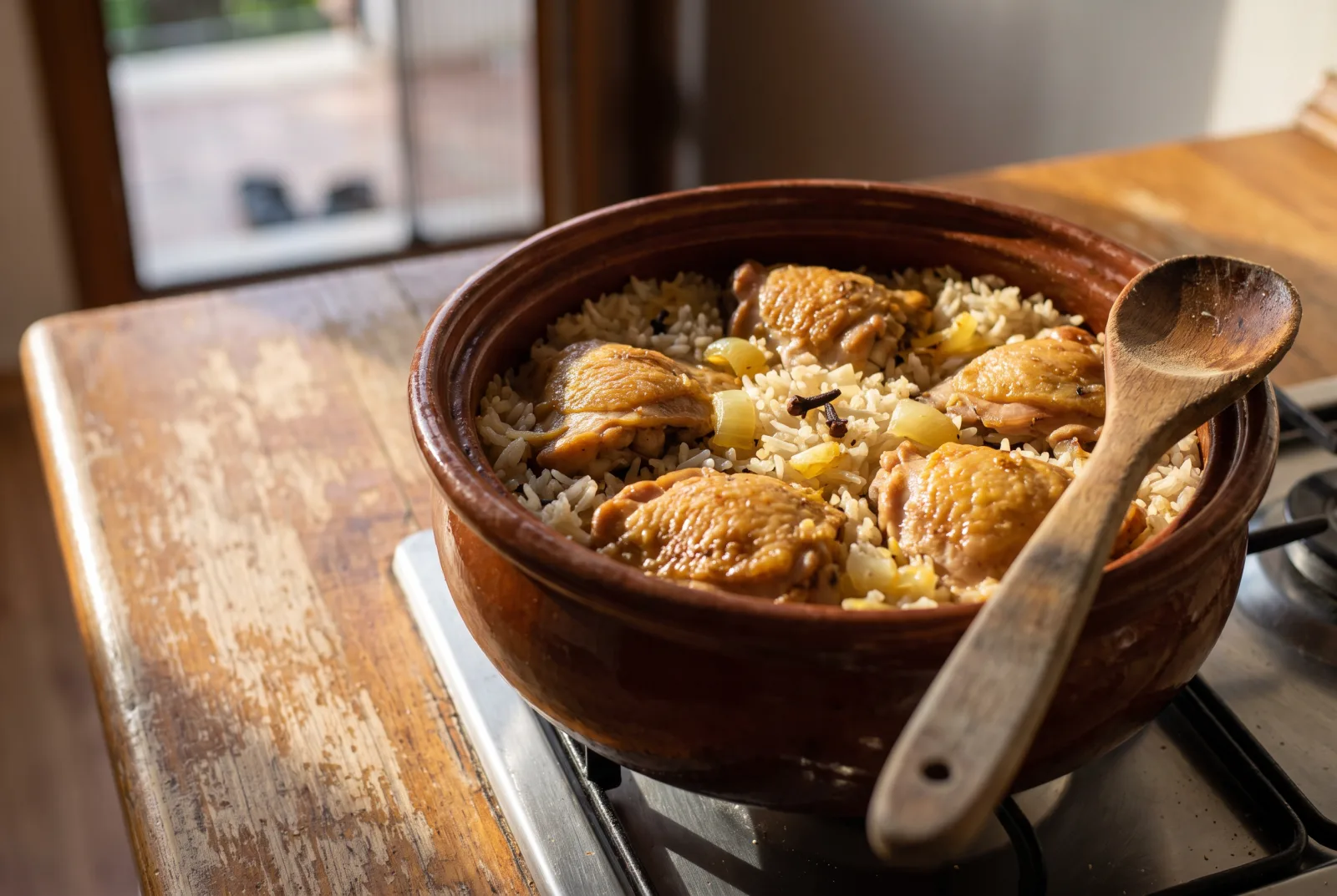 Tavuk Kapama | Aegean Chicken and Rice Casserole