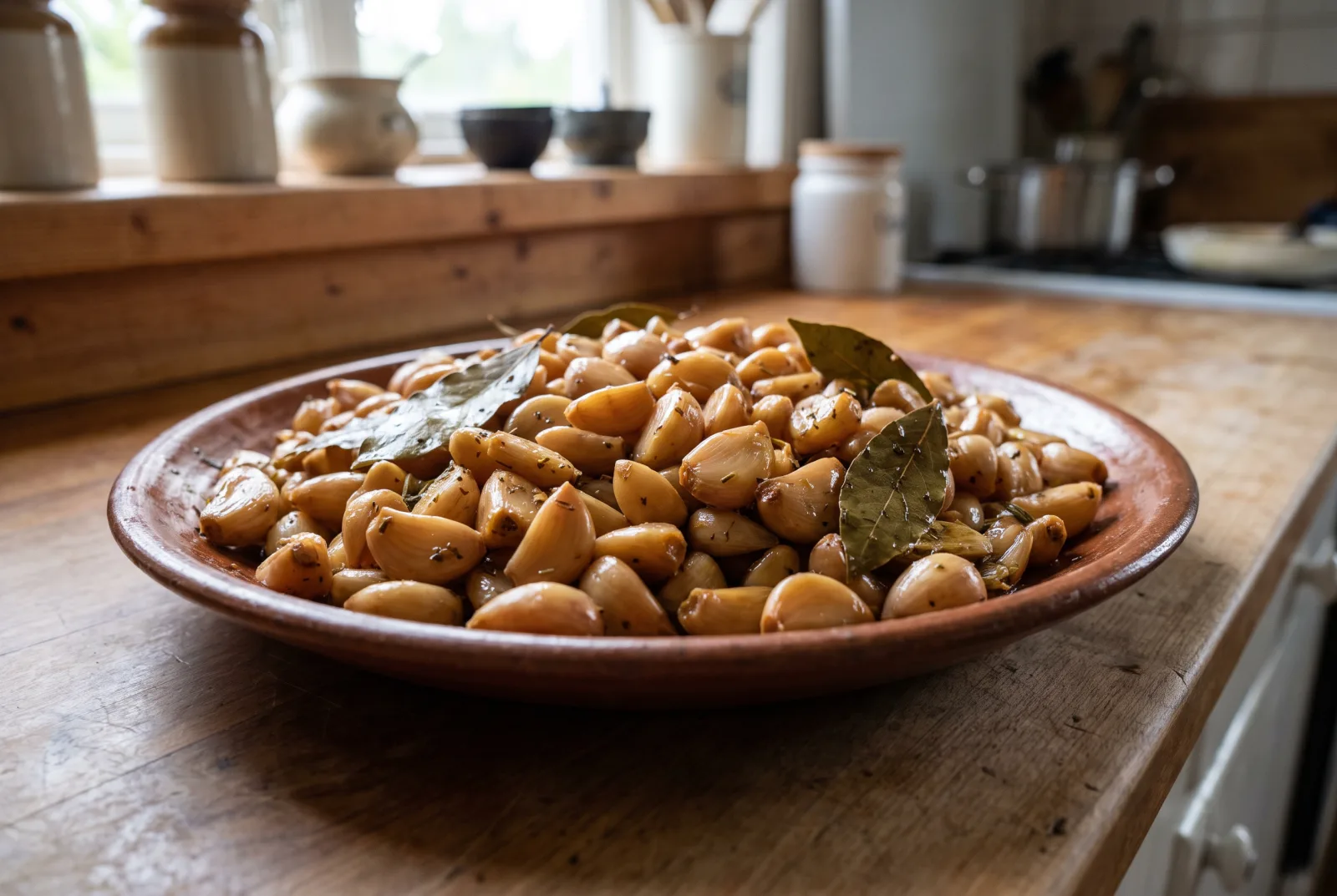 Pickled Garlic | Whole Cloves in Vinegar Brine