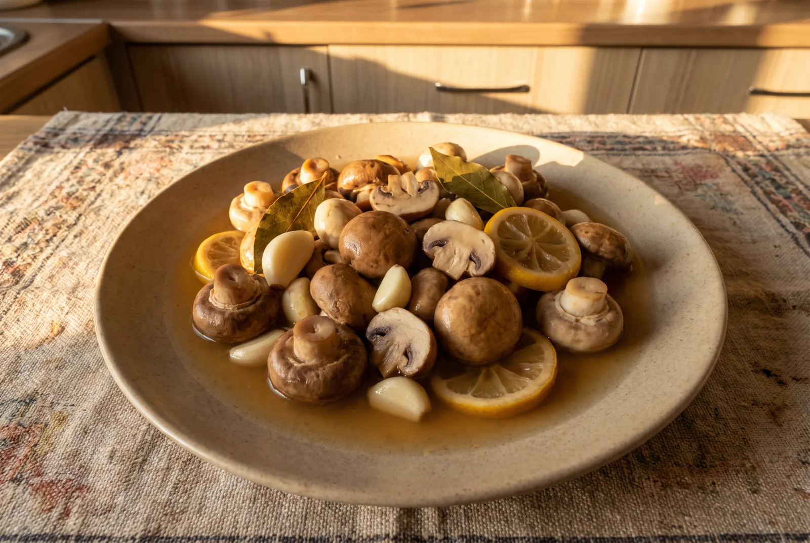 Pickled Button Mushrooms | Whole Mushroom Pickle