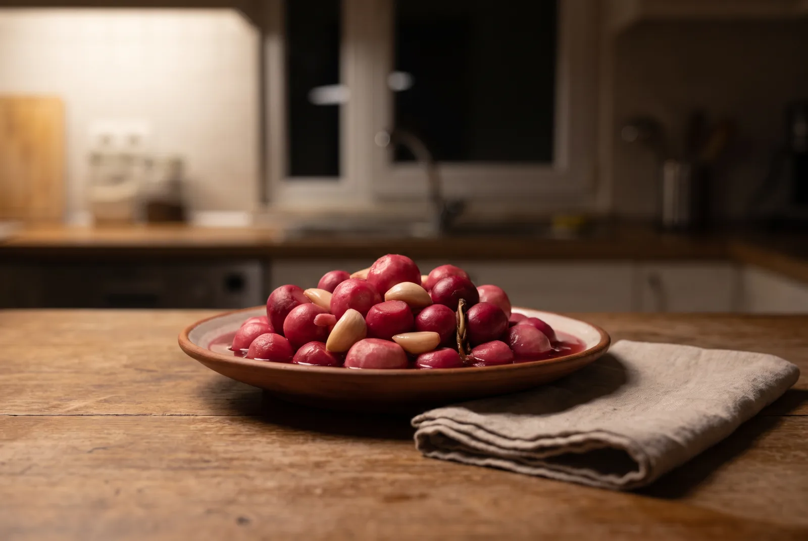 Quick Pink Pickled Radishes