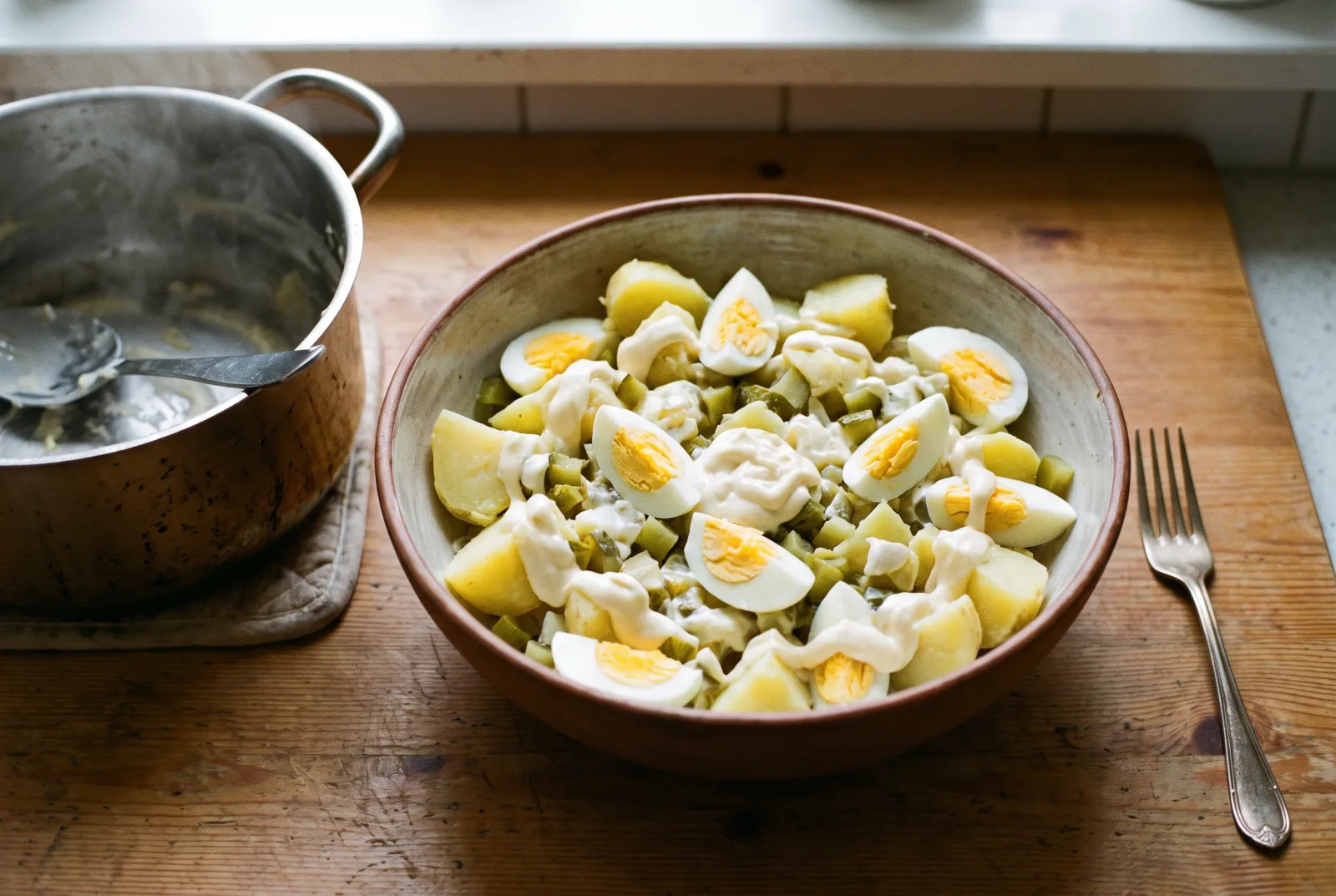 Potato and Egg Salad | Chilled Mayonnaise Side Dish