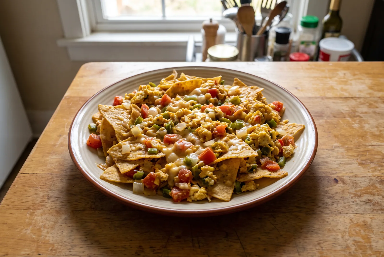 Migas | Mexican Eggs with Tortilla Chips