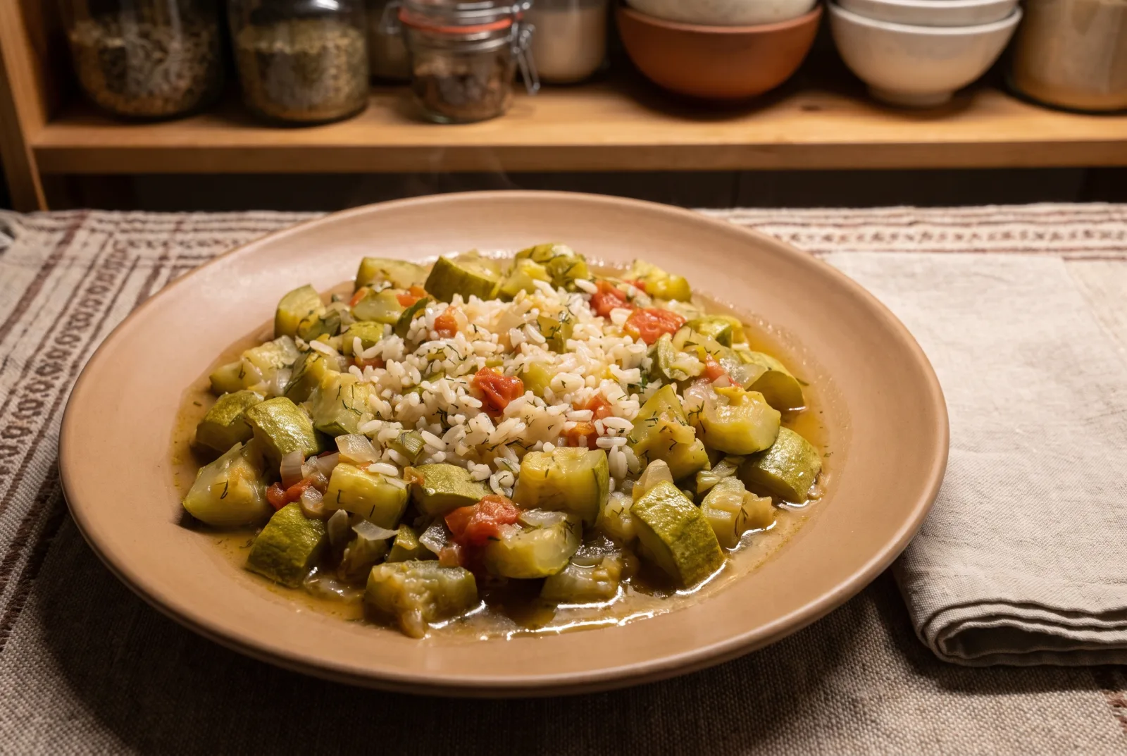 Olive Oil-Braised Zucchini with Dill | Served Chilled