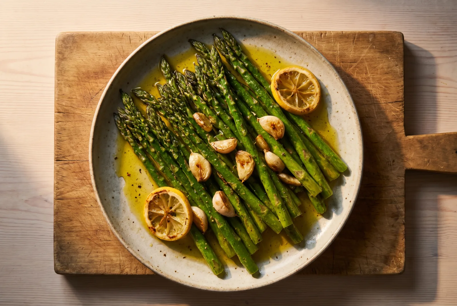 Asparagus in Olive Oil | Quick Lemon Vegetable Side