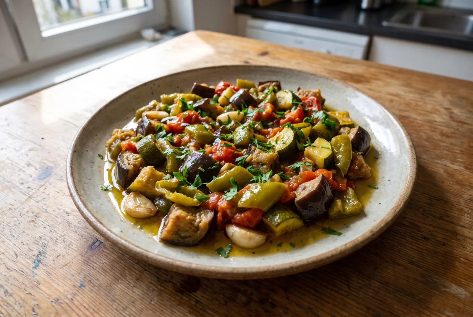 Saksuka | Turkish Fried Vegetable Meze
