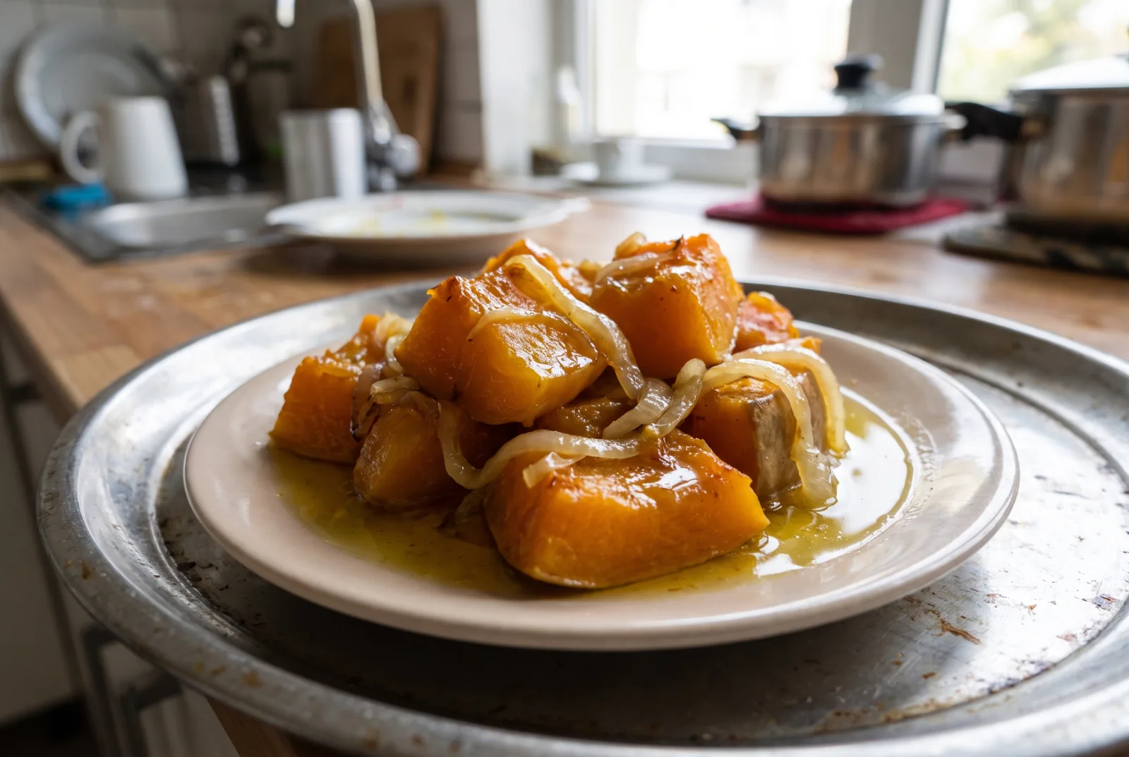 Olive Oil-Braised Pumpkin | A Naturally Sweet Winter Vegetable Dish