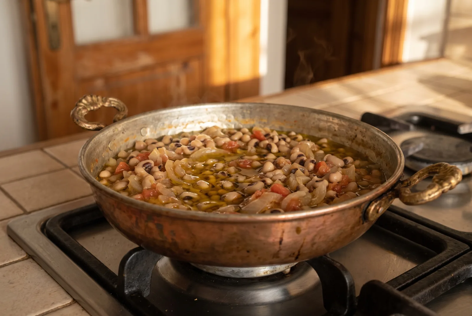 Olive Oil Black-Eyed Peas | Home-Style with Onion