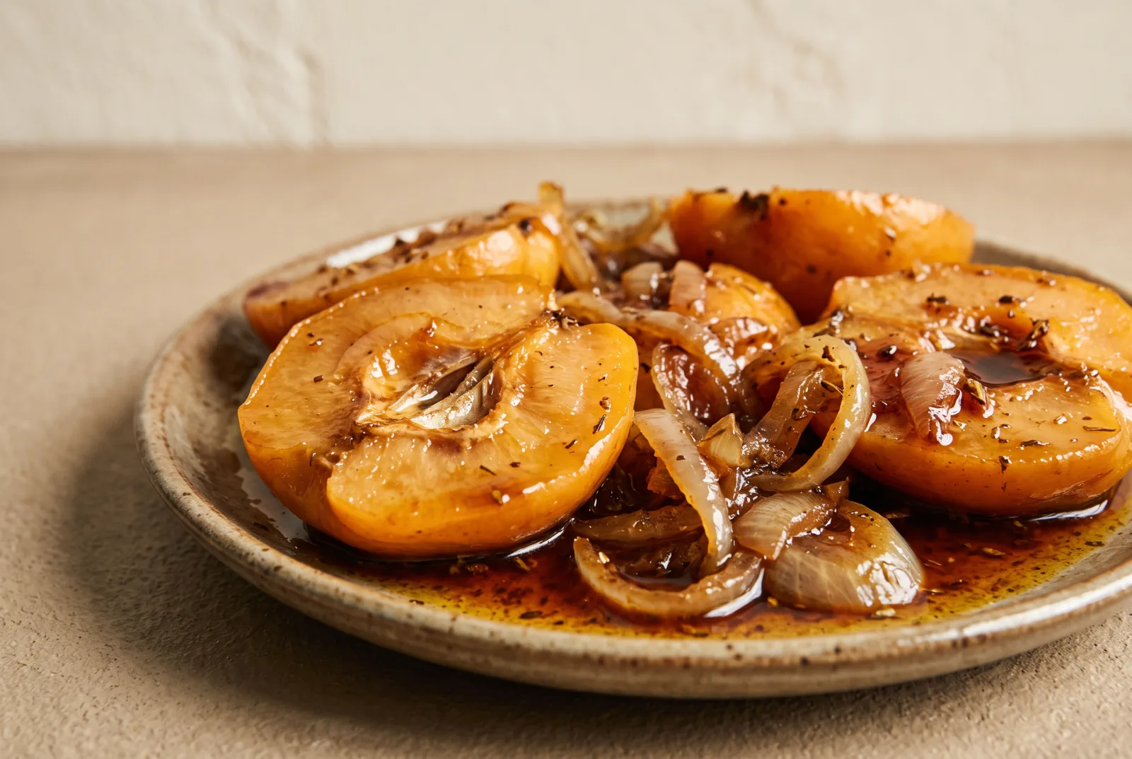 Zeytinyağlı Ayva — Quince in olive oil with pomegranate molasses, a winter appetizer