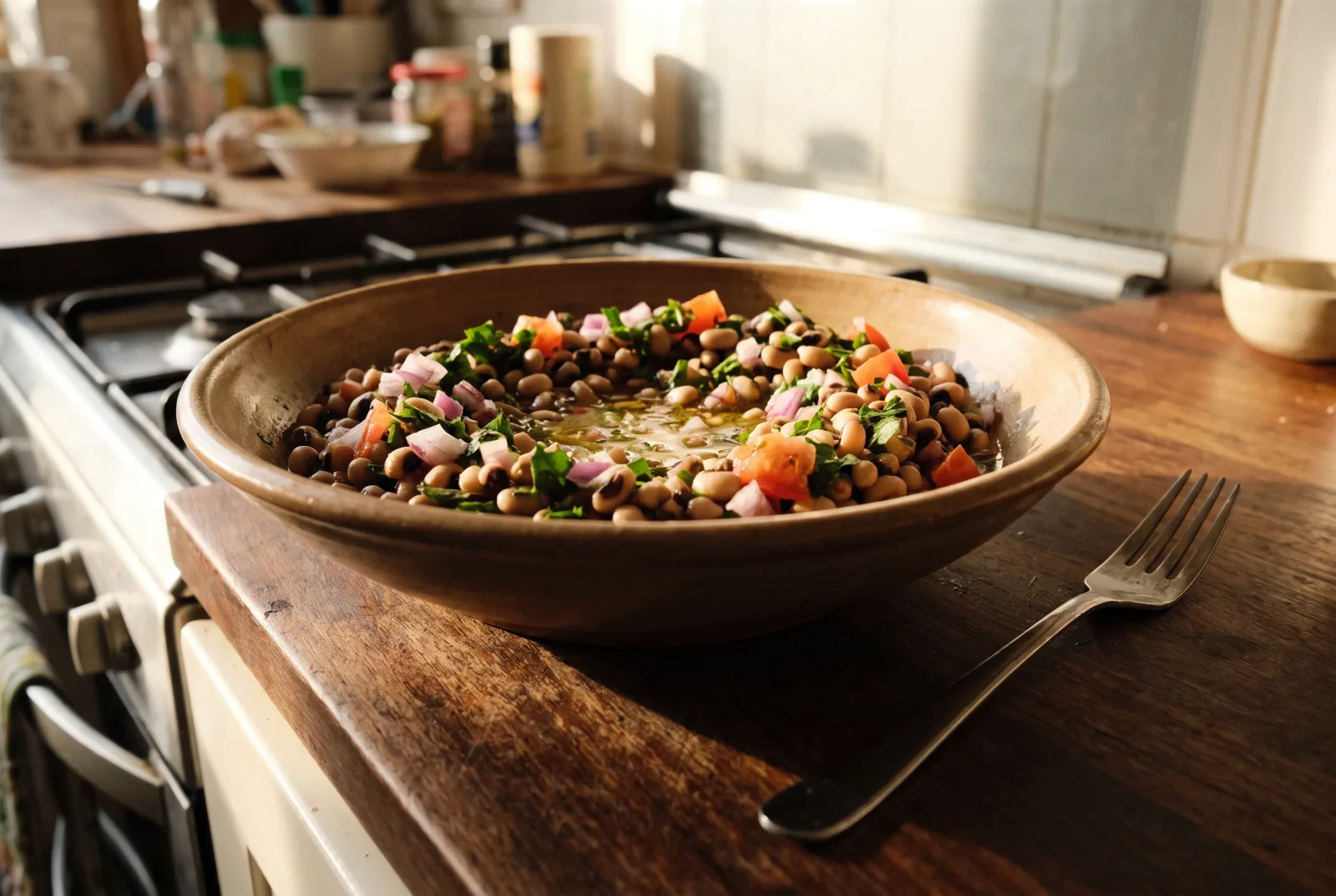 Black-Eyed Pea Salad | Refreshing Olive Oil Meze