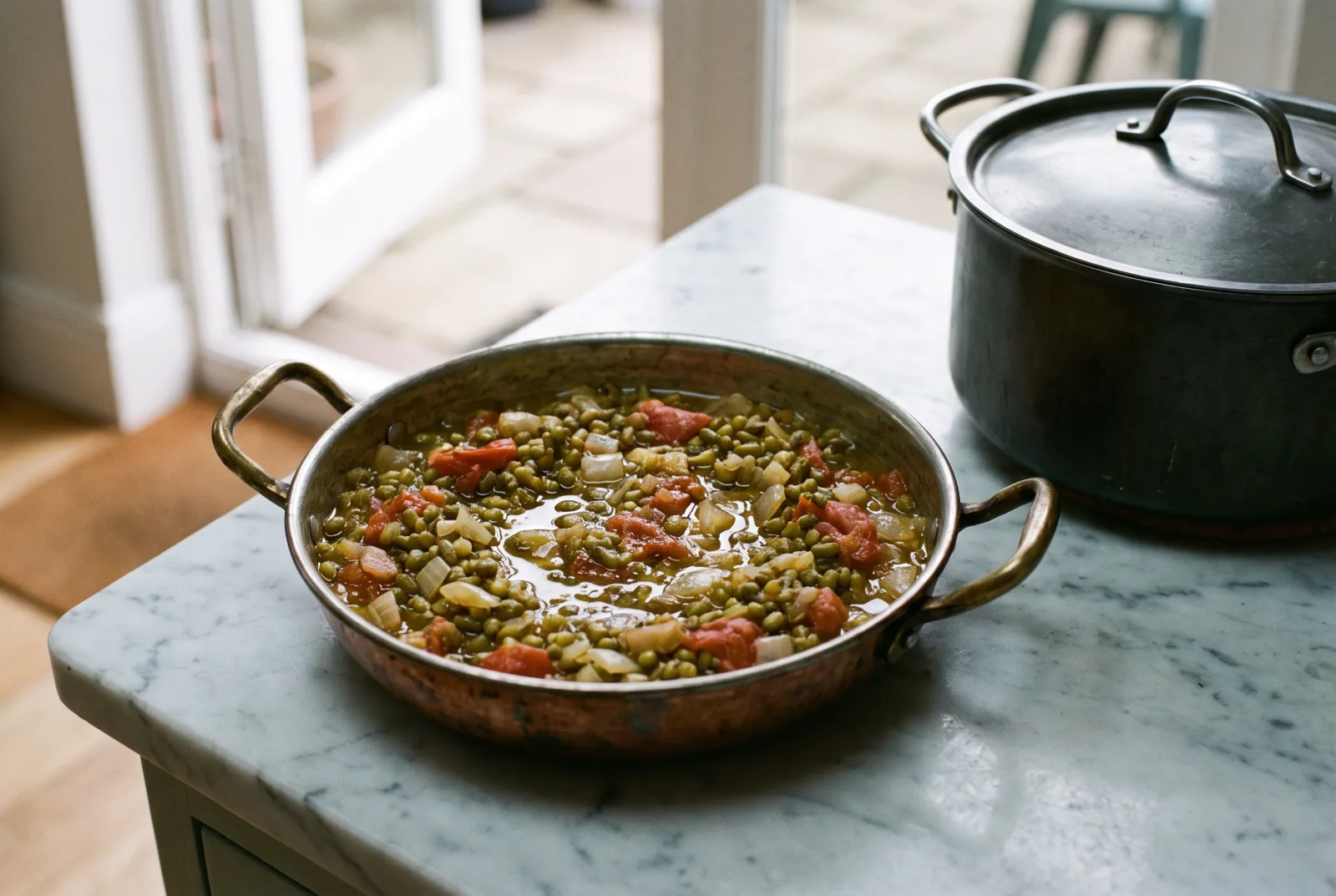 Mung Bean Stew | Aegean-Style with Olive Oil