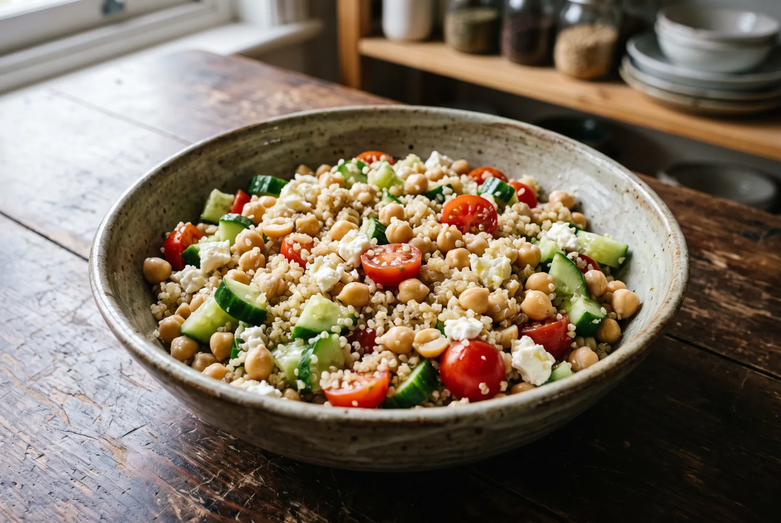 Chickpea and Quinoa Salad | Light and Fresh