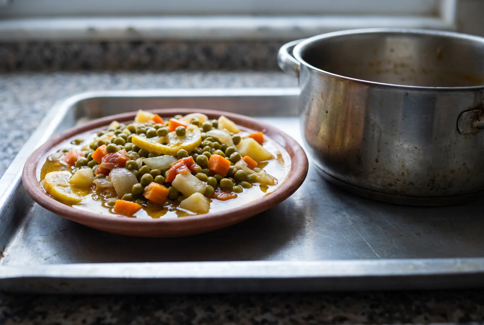 Green Pea Pilaki (Chilled Turkish Olive Oil-Braised Peas)