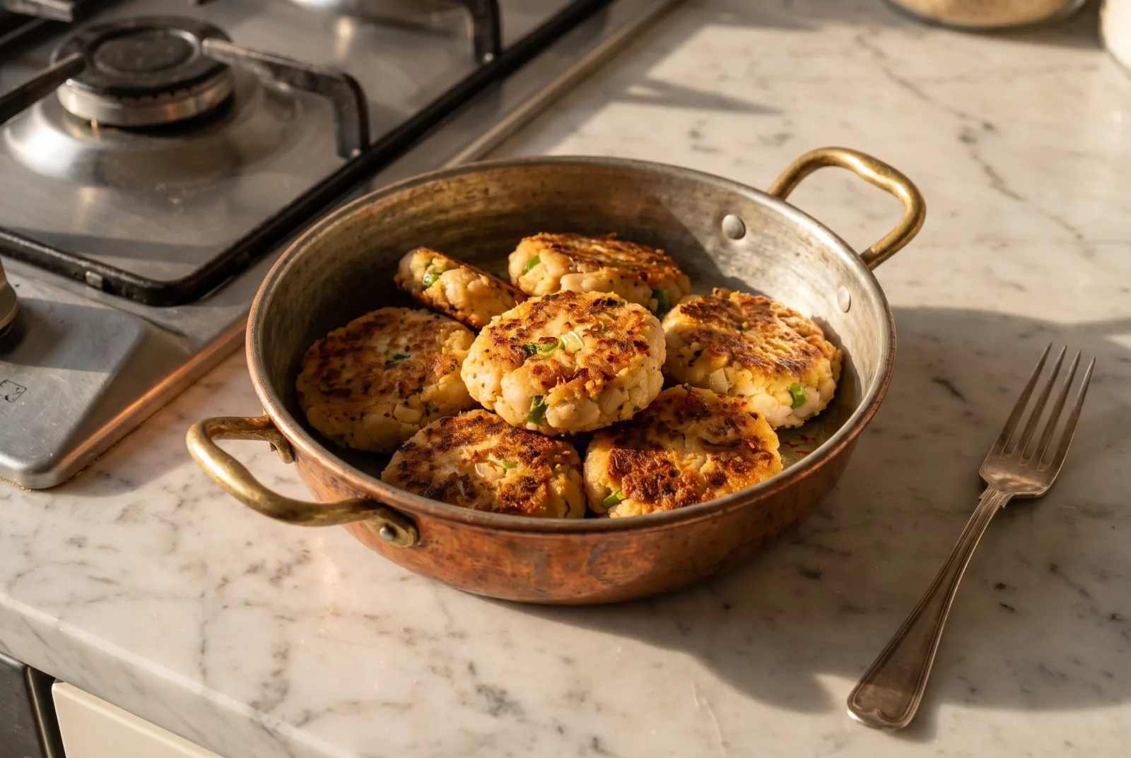 Baked White Bean Patties | Vegetarian Recipe