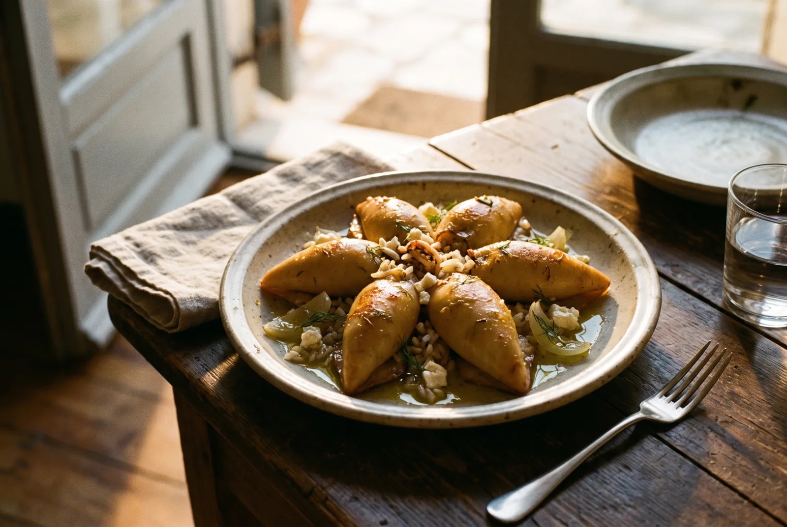 Stuffed Squid | Cheese Filling