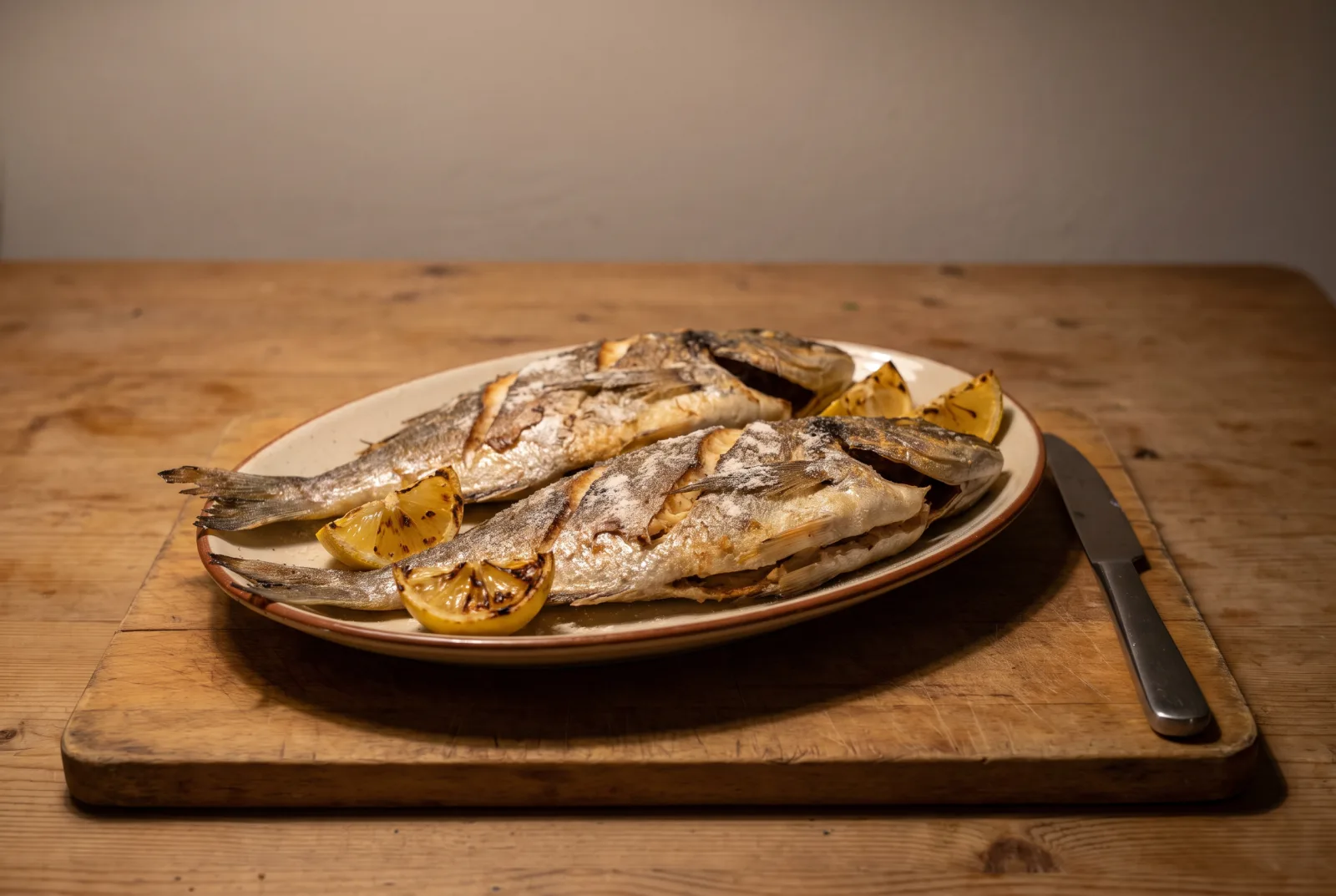 Pan-Fried Mırmır (Striped Seabream) — Crispy Flour-Coated Fish